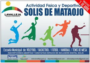 inscripciones para actividades deportivas - solis de mataojo