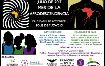 14.07.2017 Se realizarán dos actividades en el Mes de la Afrodescendencia 14.07.2017 Se realizarán dos actividades en el Mes de la Afrodescendencia