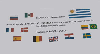 11.10.2018 Hoy se realiza la Feria de las Naciones