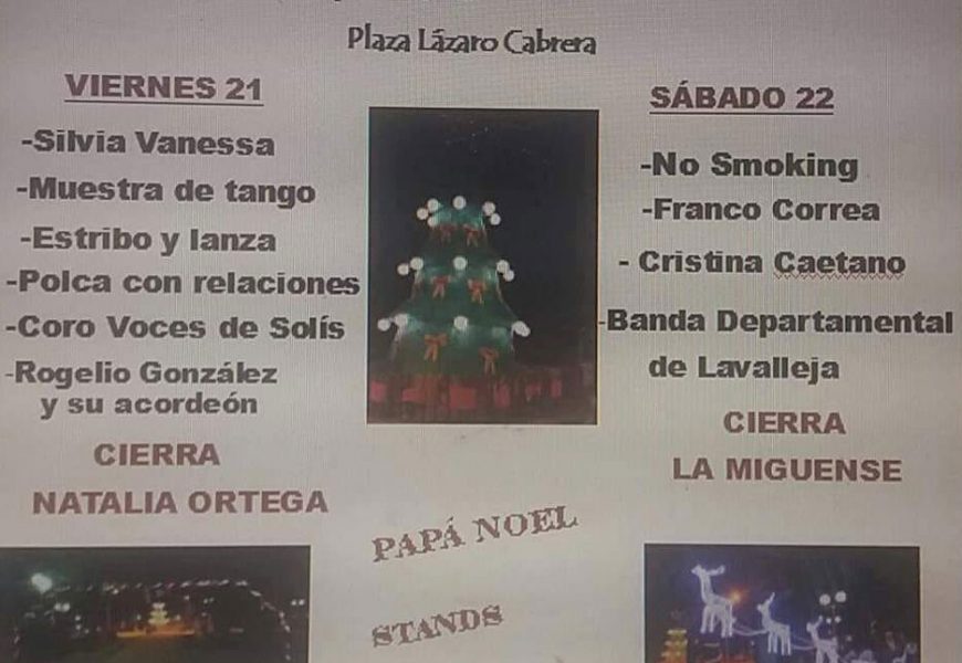 22.11.2018 Festejos de Navidad en Solis de Mataojo