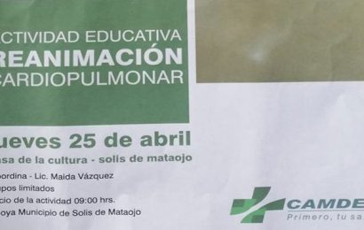 11.04.2019 Inscripciones para actividad sobre Reanimación Cardiopulmonar 11.04.2019 Inscripciones para actividad sobre Reanimación Cardiopulmonar