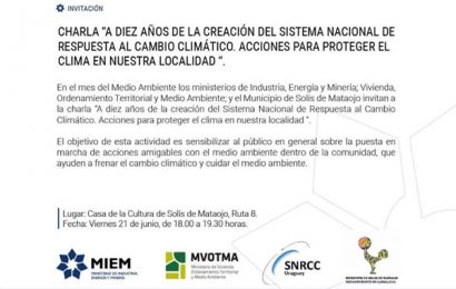 18.06.2019 Charla sobre cambio climático en Casa de la Cultura 18.06.2019 Charla sobre cambio climático en Casa de la Cultura