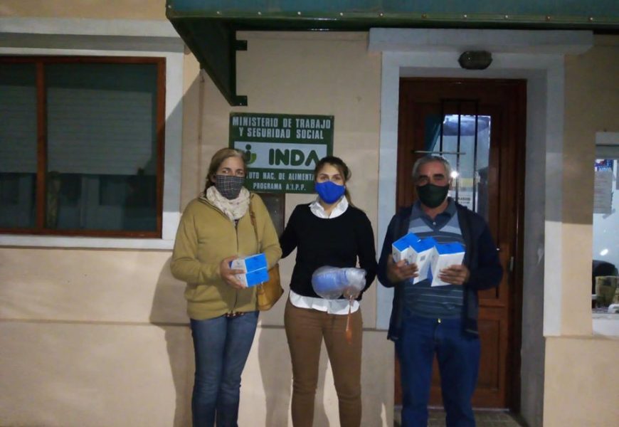 02.06.2020 Club de Leones de Solís de Mataojo realizó importantes donaciones