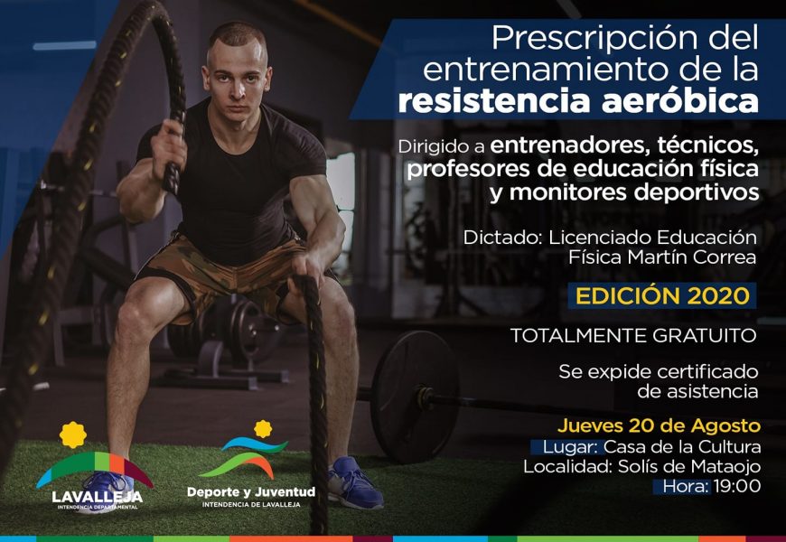 20.08.2020 Hoy en Casa de la Cultura: «Prescripción del entrenamiento de la resistencia aeróbica» 20.08.2020 Hoy en Casa de la Cultura: «Prescripción del entrenamiento de la resistencia aeróbica»