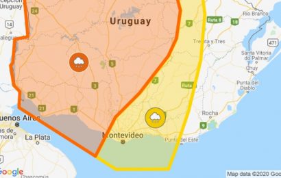 19.12.2020 Rige alerta amarilla para el departamento de Lavalleja