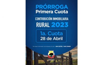 Se extendió el pagó de la contribución inmobiliaria rural en Lavalleja